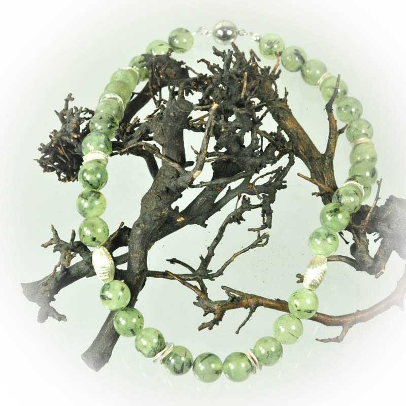 Kette aus Phrenit - Kehuna Stones and Senses