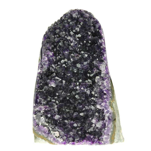 Kleine Amethystdruse mit dunklen Kristallen aus Uruguay - Kehuna Stones and Senses