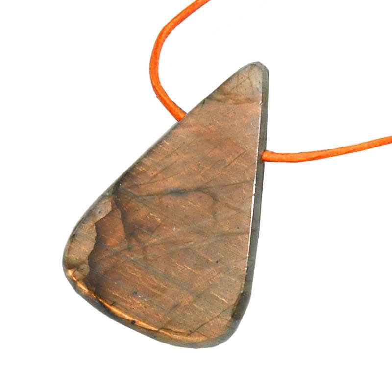 Labradorit Anhänger gebohrt - Kehuna Stones and Senses