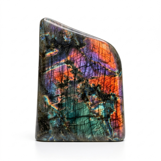 Labradorit Anschliff - Kehuna Stones and Senses