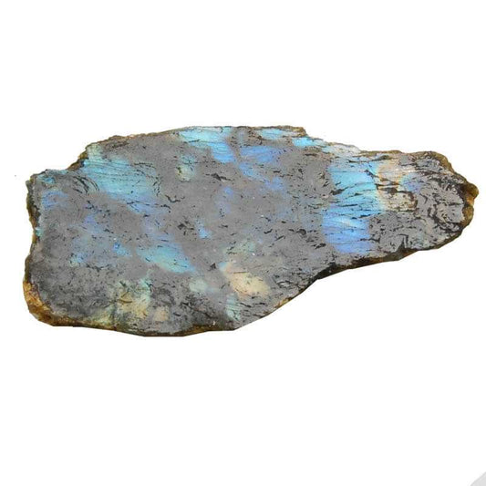 Labradorit Anschliff naturbelassen mit Farbenspiel - Kehuna Stones and Senses