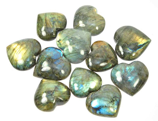 Labradorit Herz 1 Stück - Kehuna Stones and Senses