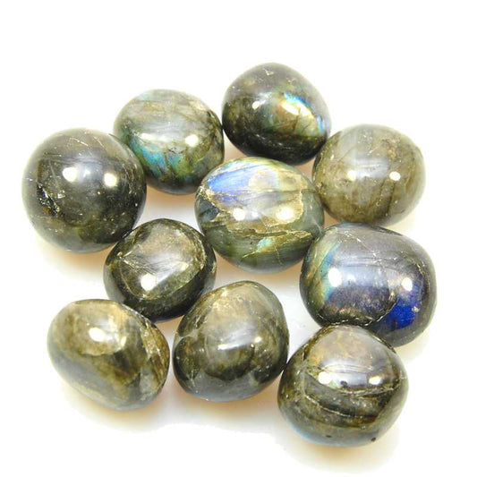 Labradorit Spektrolit Trommelstein 2 - 3 cm - Kehuna Stones and Senses