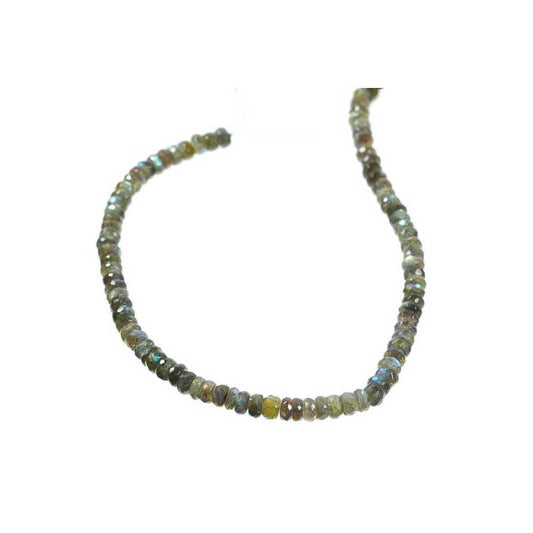 Labradorit Strang Rondelle - Kehuna Stones and Senses