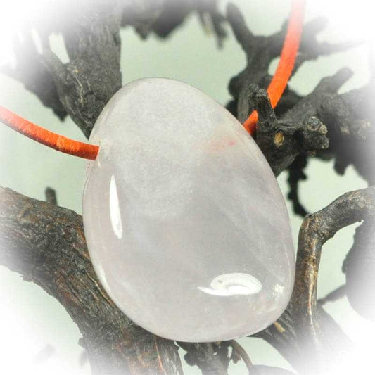 Lavendelquarz Trommelstein Anhänger - Kehuna Stones and Senses