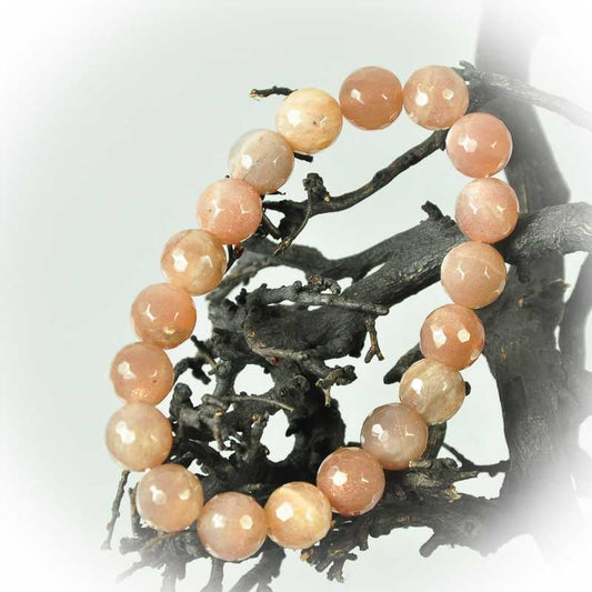 Mondstein Armband Kugel - Kehuna Stones and Senses
