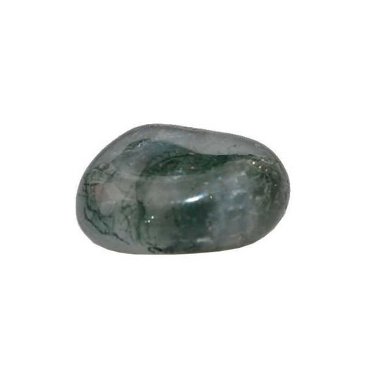 Moosachat grün Trommelstein - Kehuna Stones and Senses