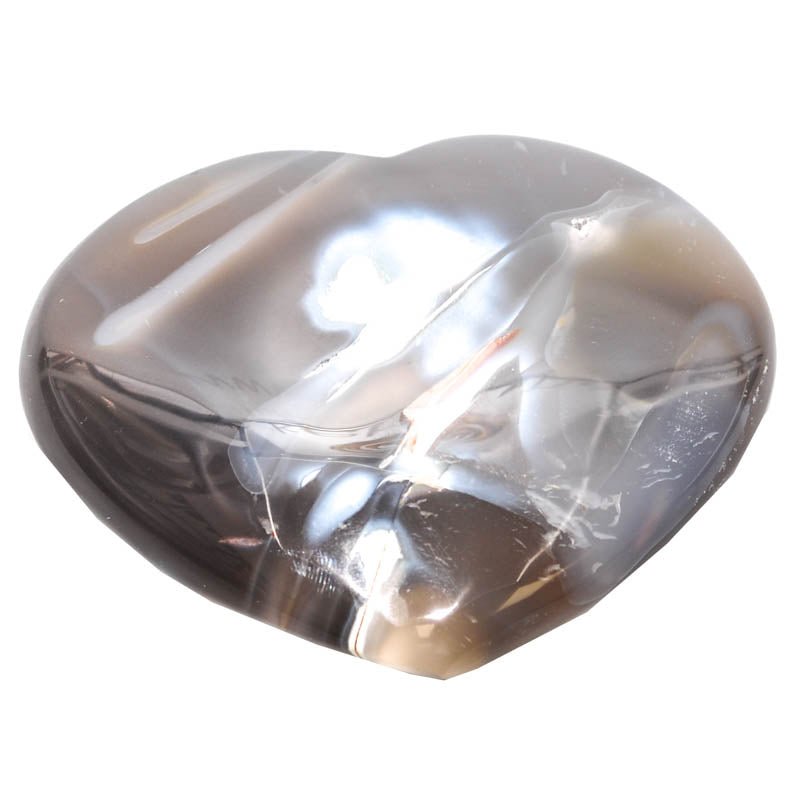 Orca Achat Herz 1 - Kehuna Stones and Senses
