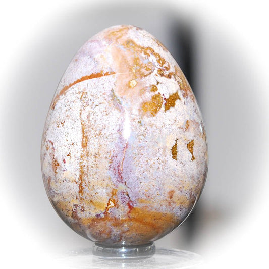 Ozeanachat Ei - 8,5 cm aus Madagaskar - Kehuna Stones and Senses