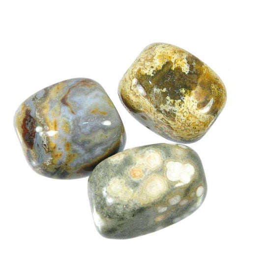 Ozeanachat Ozeanjaspis Trommelstein - Kehuna Stones and Senses