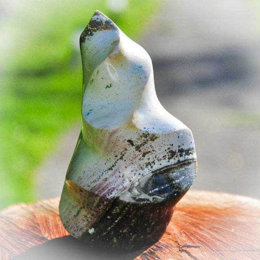 Ozeanjaspis Ozeanchalcedon Nummer zwei - Kehuna Stones and Senses