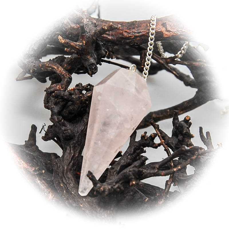 Pendel Rosenquarz - Kehuna Stones and Senses