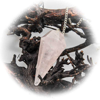 Pendel Rosenquarz - Kehuna Stones and Senses