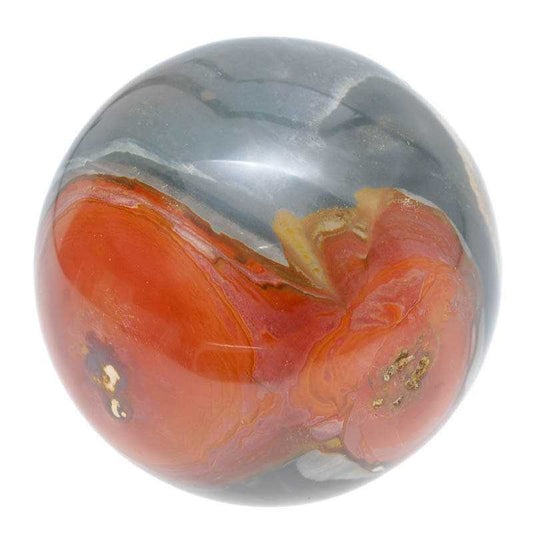 Polychrome Jaspis Kugel 12 cm - Kehuna Stones and Senses
