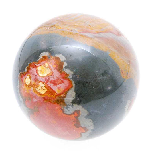 Polychrome Jaspis Kugel 9,5cm - Kehuna Stones and Senses