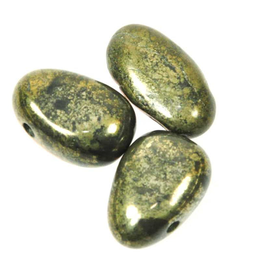 Pyrit Anhänger gebohrt - Kehuna Stones and Senses