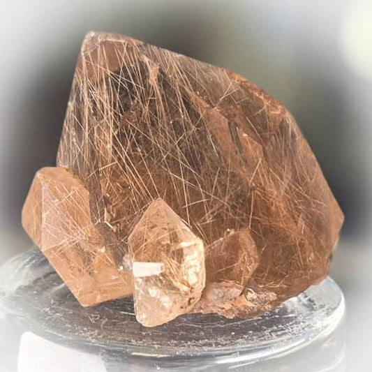 Rauchquarz mit Rutilen - Kehuna Stones and Senses