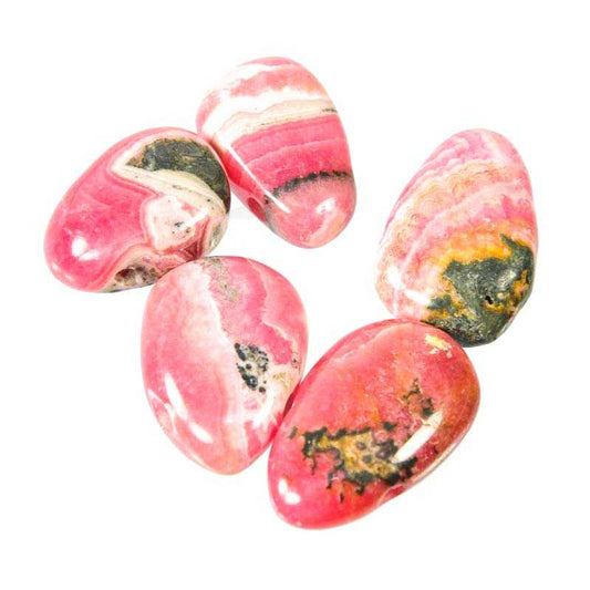 Rhodochrosit Trommelstein Anhänger - Kehuna Stones and Senses