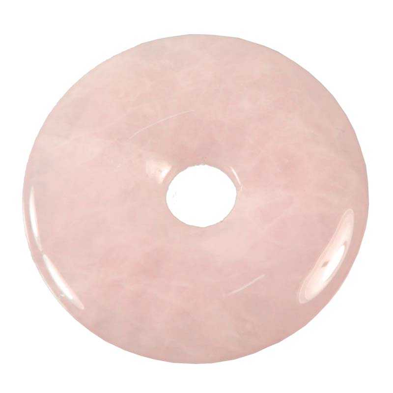 Rosenquarz Donut 50mm - Kehuna Stones and Senses