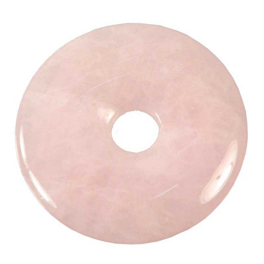 Rosenquarz Donut 50mm - Kehuna Stones and Senses