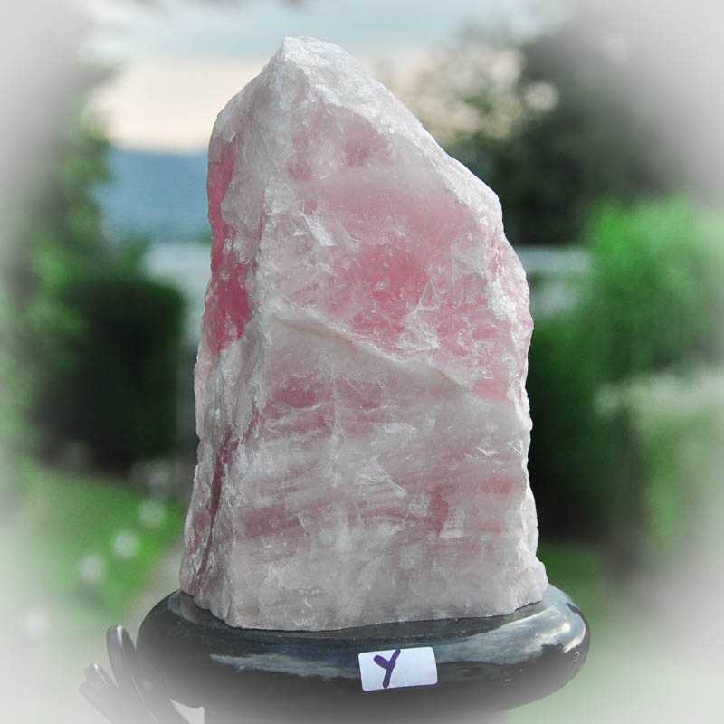 Rosenquarz Edelsteinlampe L - Kehuna Stones and Senses