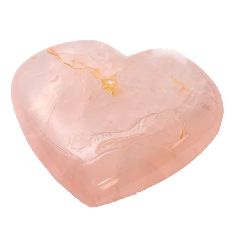 Rosenquarz Herz groß - Kehuna Stones and Senses