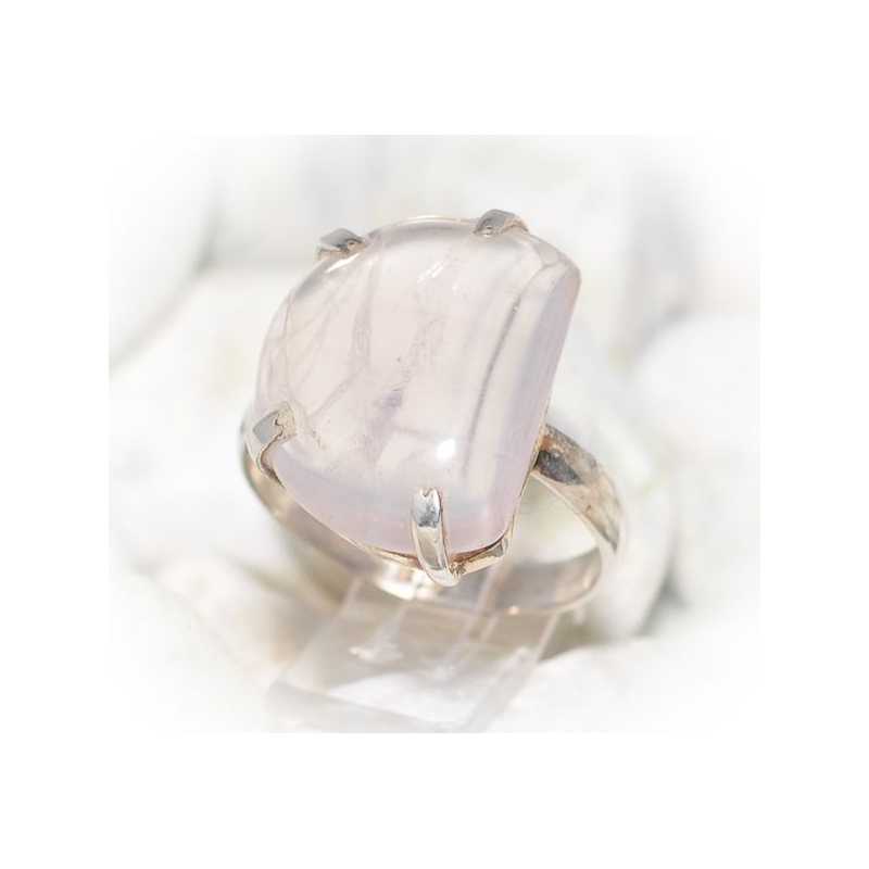 Rosenquarz Ring - Kehuna Stones and Senses