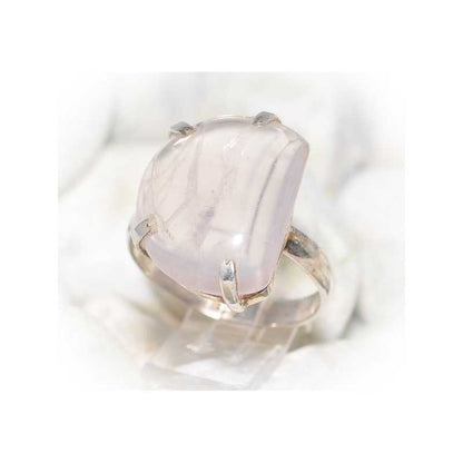 Rosenquarz Ring - Kehuna Stones and Senses