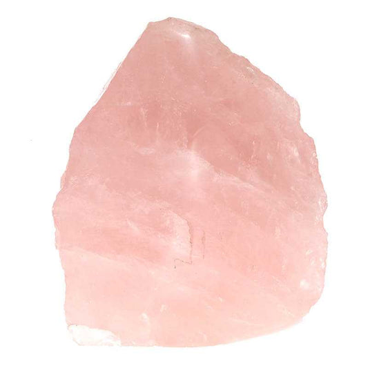 Rosenquarz Rohstein mit Anschliff - Kehuna Stones and Senses