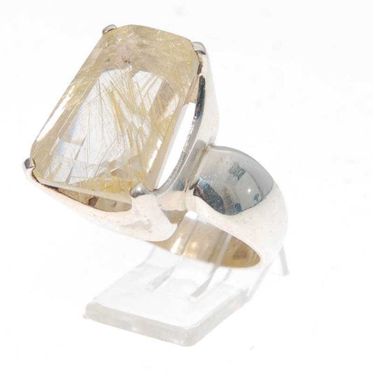Rutilquarz Ring - Kehuna Stones and Senses