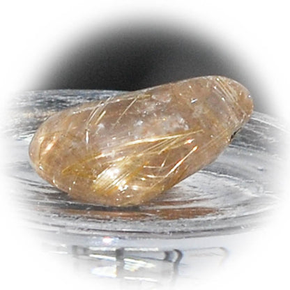 Rutilquarz Trommelstein Extra 2 - Kehuna Stones and Senses