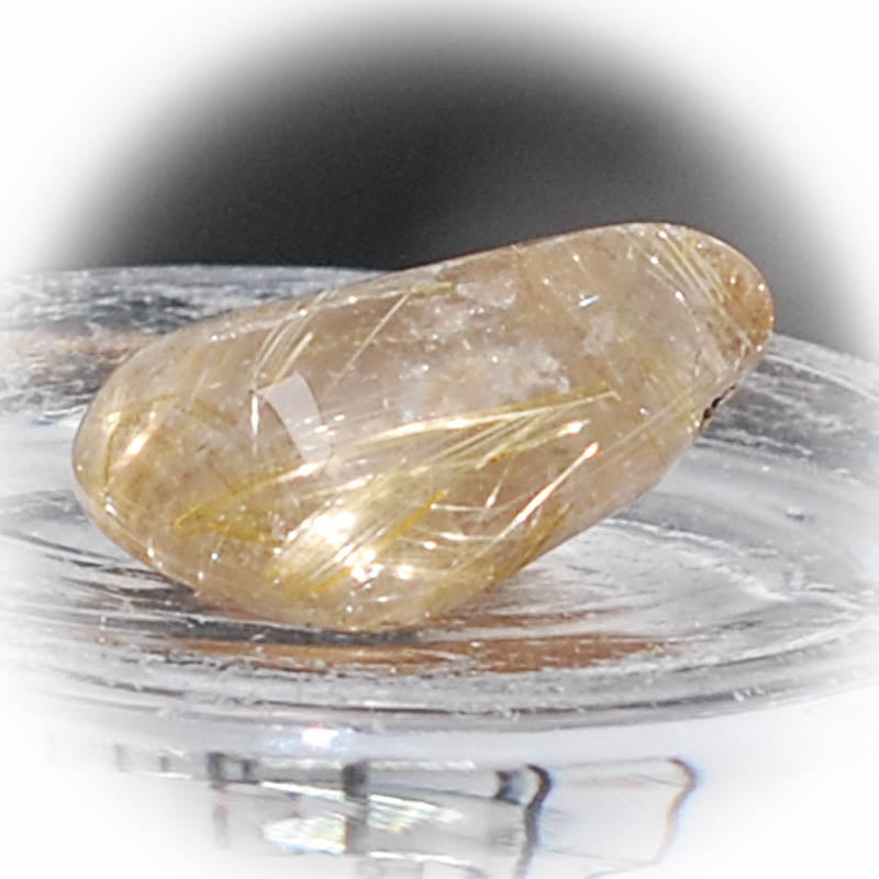 Rutilquarz Trommelstein Extra 2 - Kehuna Stones and Senses