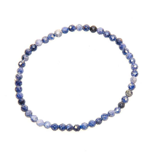 Saphir Edelstein Armband elastisch - Kehuna Stones and Senses