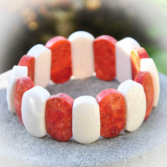Schaumkoralle Armband - Kehuna Stones and Senses