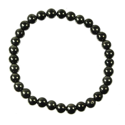 Schungit Armband Kugel - Kehuna Stones and Senses