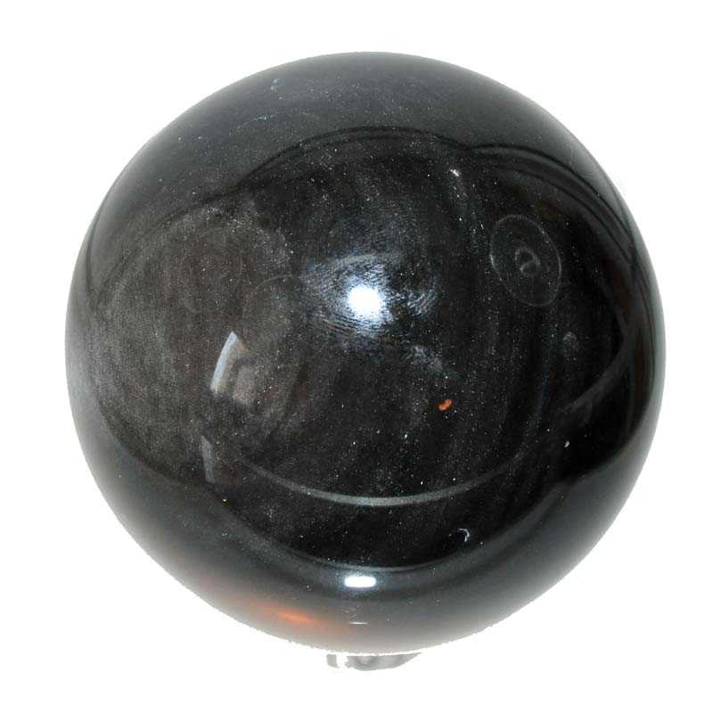 Schungit Kugel 10 cm inklusive Kugelständer - Kehuna Stones and Senses
