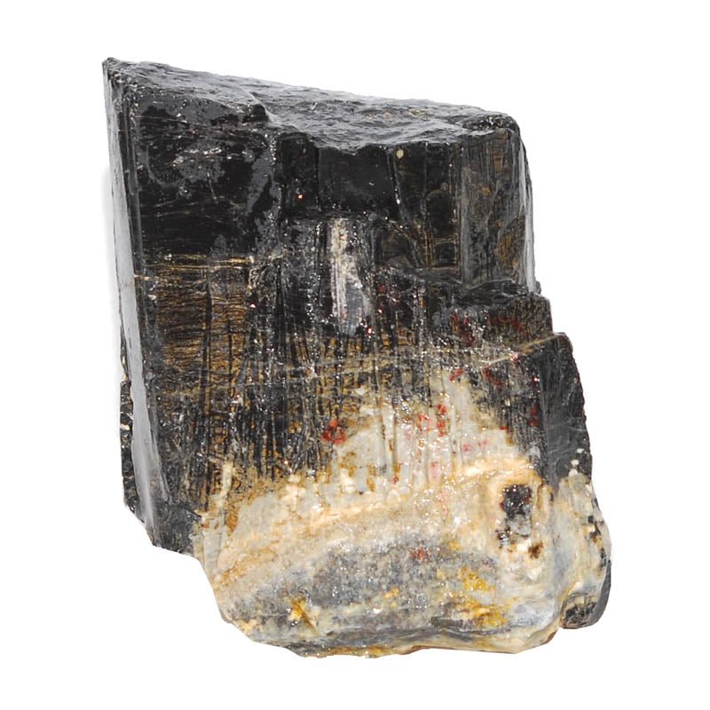 Schwarzer Turmalin Rohstein - Kehuna Stones and Senses