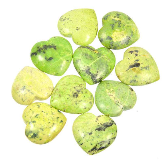 Serpentin Herz - Naturstein ca. 5 cm - Kehuna Stones and Senses