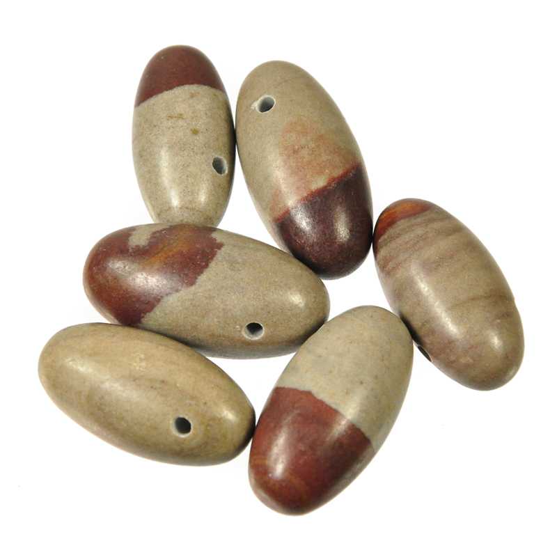 Shiva - Lingam Anhänger gebohrt - Kehuna Stones and Senses