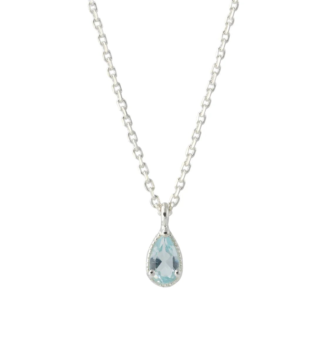 Silbercollier mit Topas | Teardrop sparkle - Kehuna Stones and Senses