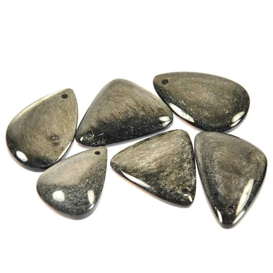 Silberobsidian Anhänger - Kehuna Stones and Senses