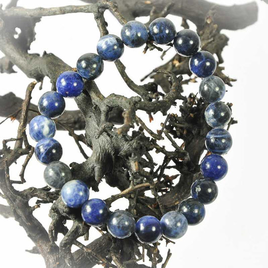 Sodalith Armband Kugel - Kehuna Stones and Senses