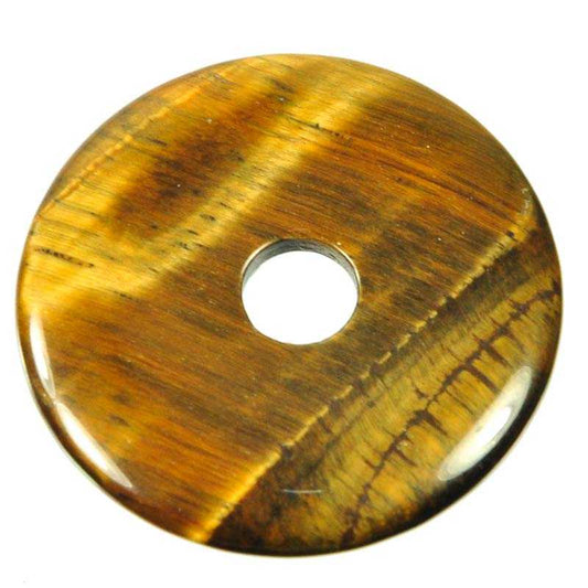 Tigerauge Donut 40mm - Kehuna Stones and Senses
