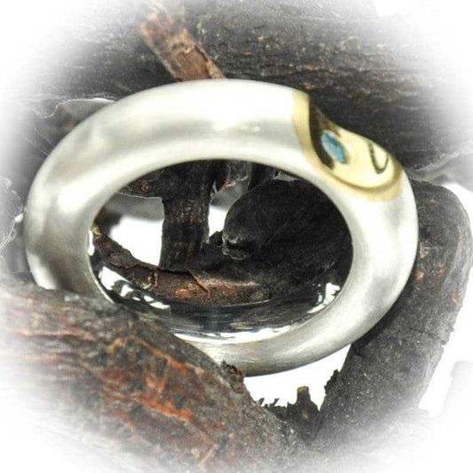 Topas blau Ring - Kehuna Stones and Senses