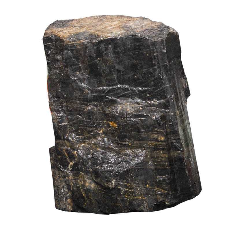Schwarzer Turmalin Rohstein - Kehuna Stones and Senses