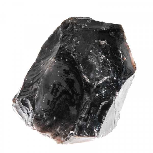 schwarzer Obsidian rohstein