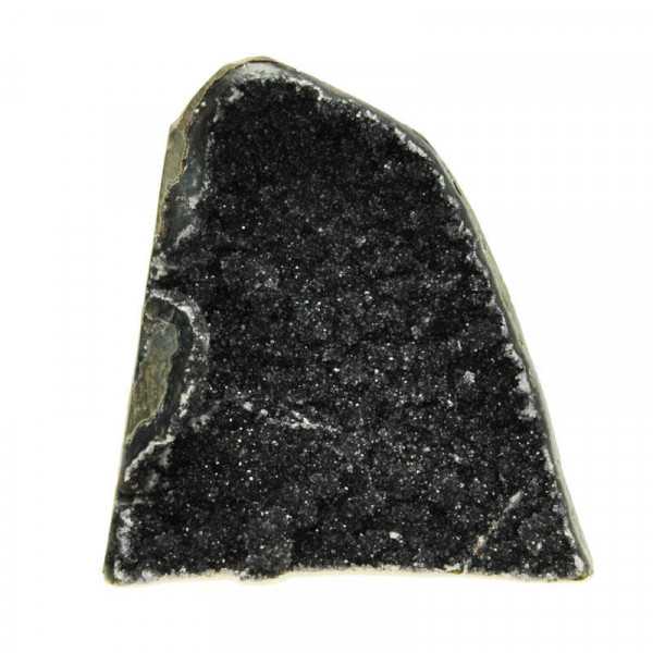 Amethyst Drusenstück schwarz aus Uruguay 12 cm