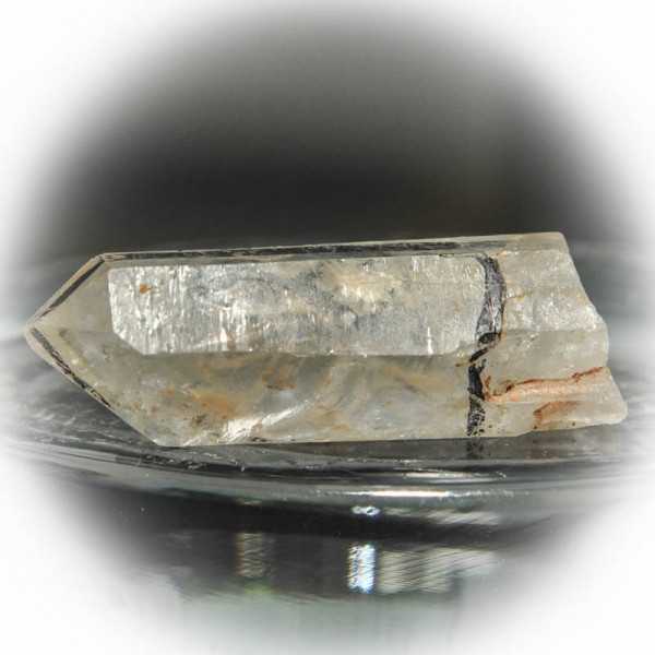 Enhydro-Quarzkristall 3 cm