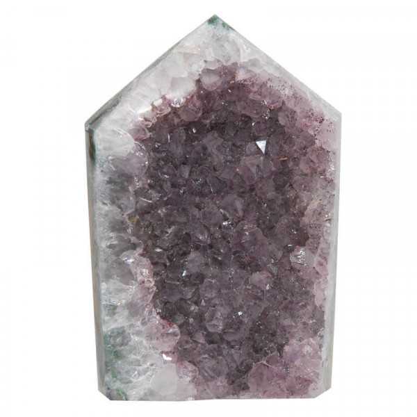 Kristall-Achat Spitze teilweise poliert 11 cm