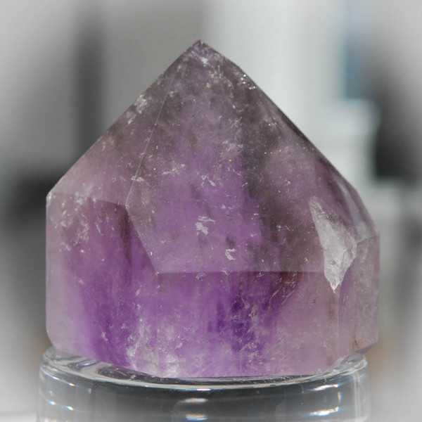 Amethyst mit Rauchquarz Phantom aus Brasilien